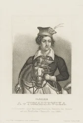 Portrait of Antonina Tomaszewska, 1814-1883, c.1850
