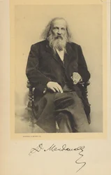 Portrait of Dmitri Mendeleev