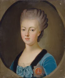 Portrait of Grand Duchess Natalia Alexeyevna of Russia, Princess Wilhelmina Louisa of Hesse-Darmstadt, 1770s