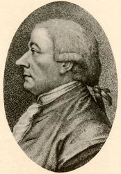 Portrait of Henry Laurens, Jr., hair in side puffs with pigtail queue