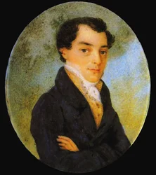 Portrait of Kondraty Fyodorovich Ryleyev 1795-1826, after 1826