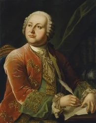 Portrait of Mikhail V. Lomonosov