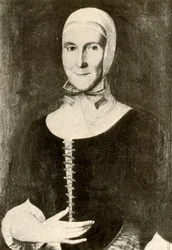 Portrait of Mrs. Elisabeth Boehler in the Moravian Settlement, Pennsylvania, 1787