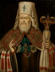 Portrait of Plato II Levshin, the Metropolitan of Moscow 1737-1812