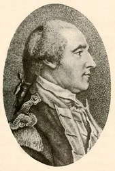 Portrait of Washington, drawn from life, showing hair in pig tail queue, c1770, 1937.