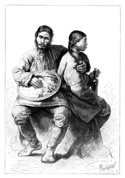 Portrait of a Gold Nanai Couple