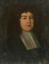 Portrait of a Man in a White Collar
