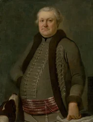 Portrait of a Zeman with a Dog