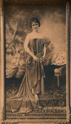 Portrait of a Woman at the Cuban Embassy in Brussels, Belgium, 1927