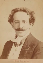 Portrait of Pianist and Composer Georg Liebling, c. 1900