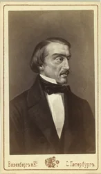 Portrait of the Literary Critic and Philosopher Vissarion G. Belinsky, 1811-1848