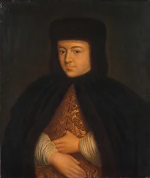Portrait of the Tsarina Natalia Naryshkina, wife of tsar Alexis I of Russia