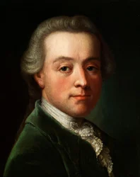 Portrait of the composer Wolfgang Amadeus Mozart 1756-1791, c. 1789