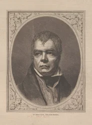 Portrait of the historical novelist and poet Sir Walter Scott 1771-1832, 1871