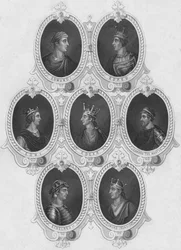 Portraits from Ancient Coins, Mid 19th Century