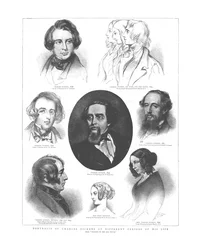 Portraits of Charles Dickens at Different Periods in His Life