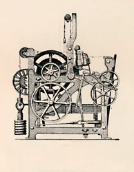 Power Loom Side View, 1836