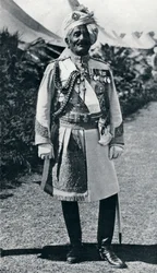 Pratap Singh 1845-1922, British Indian Army Officer and Maharaja, 1914