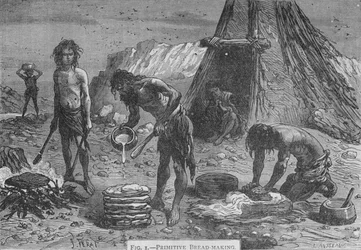 Primitive Breadmaking, 1894