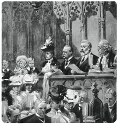 Prince Albert at the Abbey Thanksgiving Service for His Parents