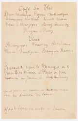 Print, Menu Card