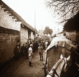 Prisoners at Vimy, Northern France, c1914-c1918