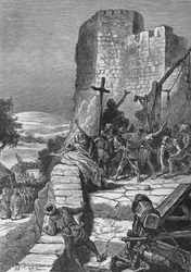 Procession of the Crusaders Round the Walls of Jerusalem
