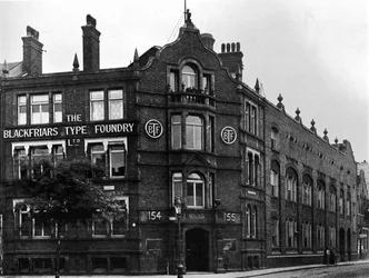 Progress in Typefounding - The Blackfriars Type Foundry, 1909