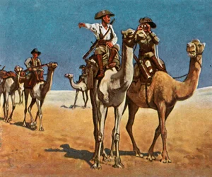 Pursuing the Simon-Copper-Hottentotts in the Kalahari Desert, 16 March 1908