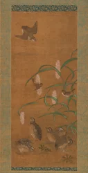 Quail, Sparrows, and Millet, early 16th century