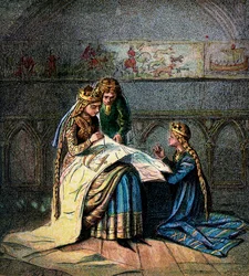 Queen Matilda And Her Tapestry, c1850