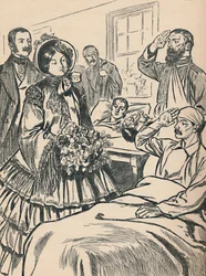 Queen Victoria Visits Her Wounded Soldiers