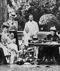 Queen Victoria and Family at Osborne House