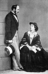 Queen Victoria and the Prince Consort, 1860