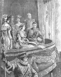Queen Victoria and the Prince Consort at the Royal Italian Opera