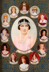 Queen consorts crowned in Westminster Abbey