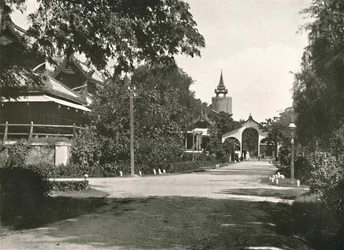 Queens Watch Tower, the Palace, Mandalay, 1900