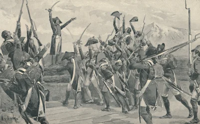 Rampons Soldiers Taking The Oath Never To Surrender