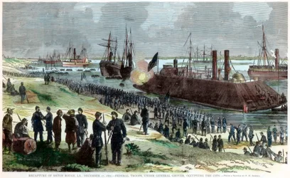 Recapture of Baton Rouge, Louisiana, American Civil War, 17 December 1862
