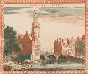 Reguliers Toren, in: Tooneel Der Voornaamste Nederlands Huizen, En Lust Hoven, Naar T Lev