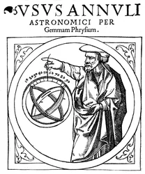 Reiner Gemma Frisius, Dutch astronomer, geographer, cartographer and mathematician, 1539