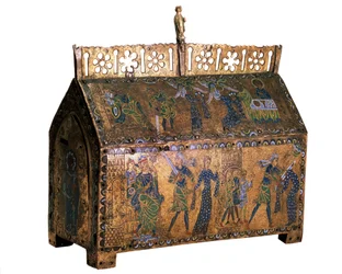 Reliquary with scenes from the Life of Saint Valeria, c1170
