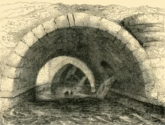 Remains of Old Holborn Bridge, c1872