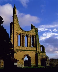 Remains of the facade, Byland Abbey, North Yorkshire