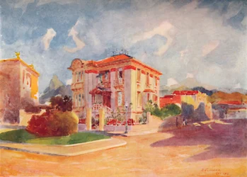 Residence of H.E. Dr. Pedro de Toledo, ex-Minister of Agriculture, Avenida Beira Mar, 1914
