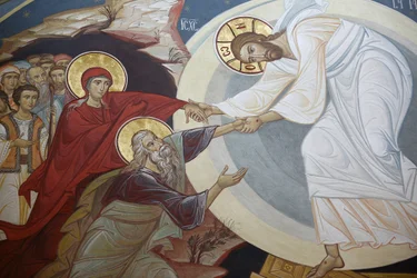Resurrection, Jesus, Adam and Eve, Vienna, Austria