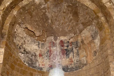 Ribelles. The Church. Interior. The Apse. The Wall Paintings. Romanesque.