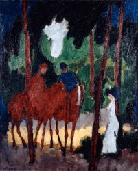 Riders in the Wood of Boulogne