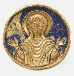 Ring with Enamel Bezel, Byzantine, 19th or 20th century 12th-13th century style