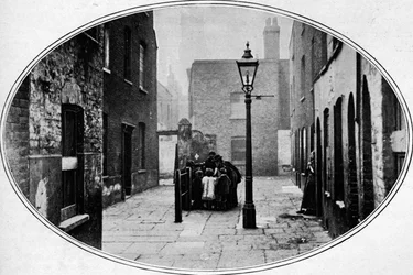 Ripe for Eviction, London, c1901